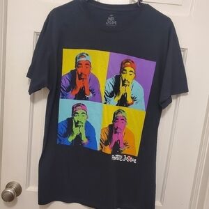 Philcos Poetic Justice Black Tee Shirt Size Medium